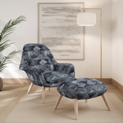 F400-134 fabric upholstered on furniture scene