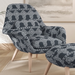 F400-135 fabric upholstered on furniture scene