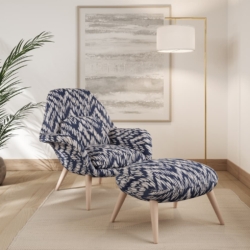 F400-136 fabric upholstered on furniture scene