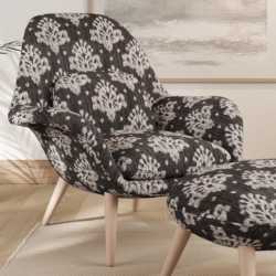 F400-137 fabric upholstered on furniture scene