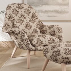 F400-141 fabric upholstered on furniture scene
