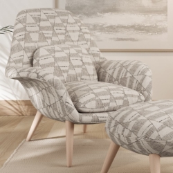 F400-143 fabric upholstered on furniture scene