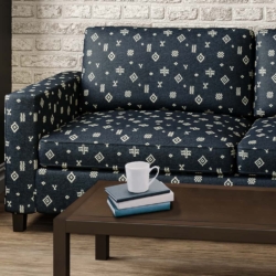 HB1225 Royal fabric upholstered on furniture scene