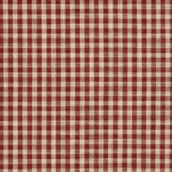 M299 Brick Gingham upholstery and drapery fabric by the yard full size image