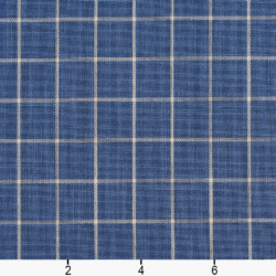 Image of M307 Wedgewood Checkerboard showing scale of fabric