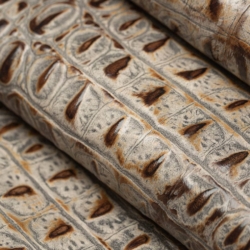 Nile Limestone genuine leather Closeup to show texture