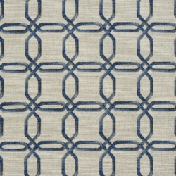 R140 Cobalt upholstery and drapery fabric by the yard full size image