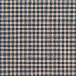 R202 Indigo Gingham upholstery and drapery fabric by the yard full size image