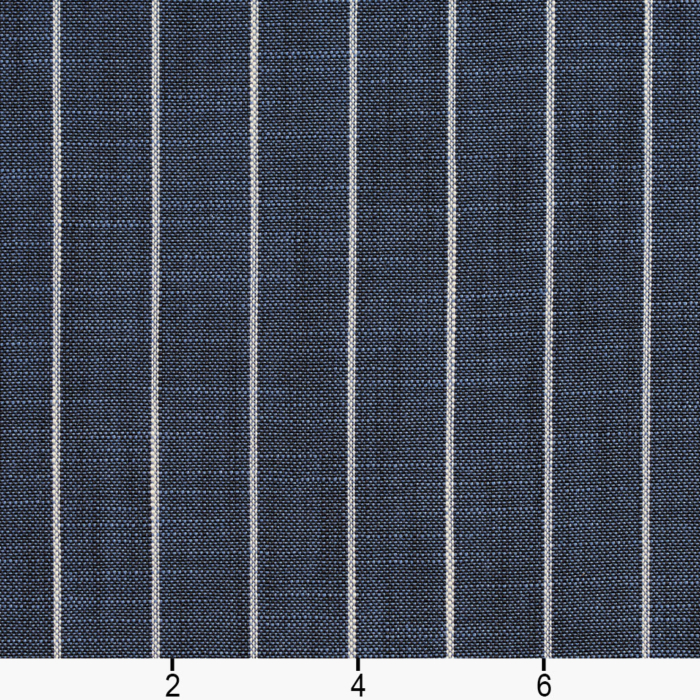 R203 Indigo Pinstripe - Charlotte Fabrics