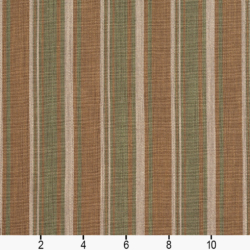 Image of R205 Juniper Stripe showing scale of fabric