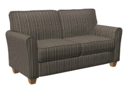 R365 Pewter Stripe fabric upholstered on furniture scene