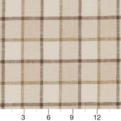 Image of R378 Ivory Plaid showing scale of fabric