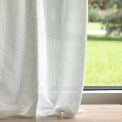 SH115 Chiffon drapery fabric on window treatments