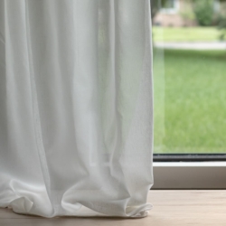 SH156 Candle White drapery fabric on window treatments