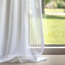 SH161 Crystal drapery fabric on window treatments