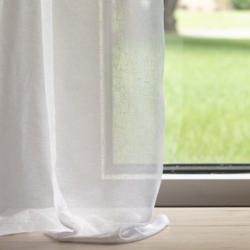 SH171 Rice drapery fabric on window treatments