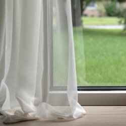 SH177 Tusk drapery fabric on window treatments