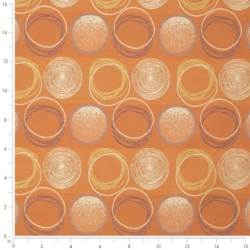 Image of Y1002 Apricot showing scale of fabric