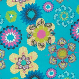 Y1242 Turquoise upholstery fabric by the yard full size image
