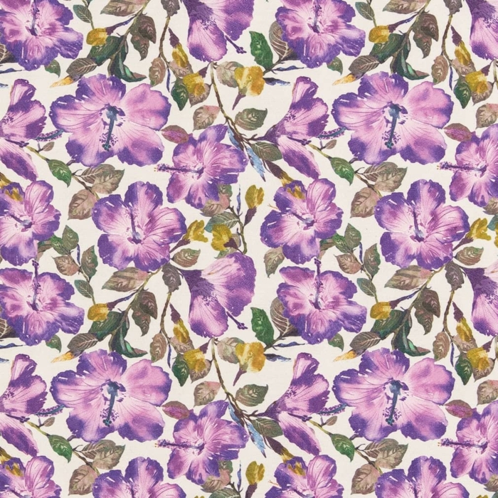 Y425 Violet upholstery and drapery fabric by the yard full size image
