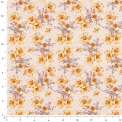 Image of Y427 Apricot showing scale of fabric