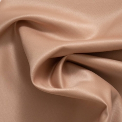 Y552 Latte Sateen Upholstery Fabric Closeup to show texture