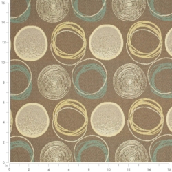 Image of Y955 MInt Chocolate showing scale of fabric