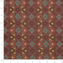 Image of Y962 Aubergine showing scale of fabric