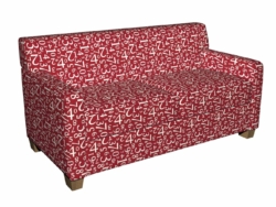 i9000-02 fabric upholstered on furniture scene