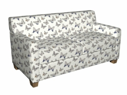 i9000-08 fabric upholstered on furniture scene