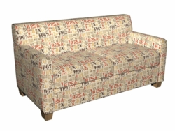 i9400-08 fabric upholstered on furniture scene