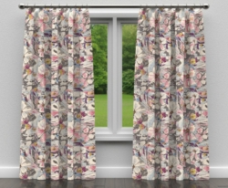 i9400-33 drapery fabric on window treatments