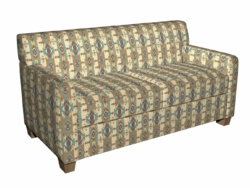 i9600-06 fabric upholstered on furniture scene